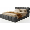 Boston Slim 160 x 200 cm Gestoffeerd Bed Donkergrijs