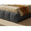 Boston Slim 160 x 200 cm Gestoffeerd Bed Donkergrijs