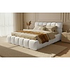 Boston Slim 140 x 200 cm Gestoffeerd Bed Naturel