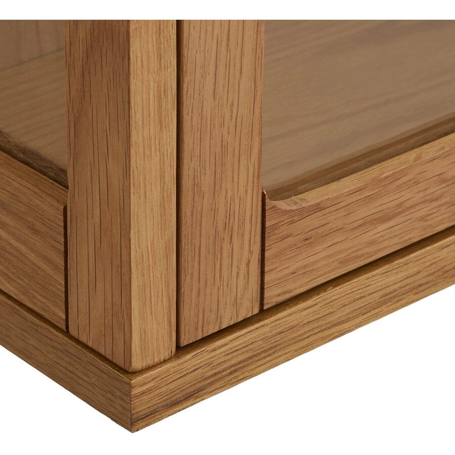 Zamora Eiken / Glas Wandkast