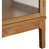Zamora Eiken / Glas Vitrinekast met 2-Deuen Zamora Eiken / Glas Vitrinekast met 2-Deuen