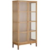 Zamora Eiken / Glas Vitrinekast met 2-Deuen Zamora Eiken / Glas Vitrinekast met 2-Deuen
