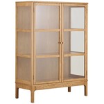 House Nordic Zamora Eiken / Glas Opbergkast H126 cm