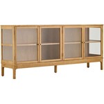 House Nordic Zamora Eiken / Glas Dressoir W180 cm House Nordic Zamora Eiken / Glas Dressoir W180 cm