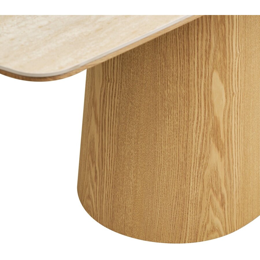 Noli Deensovaal Eettafel Keramiek/Naturel