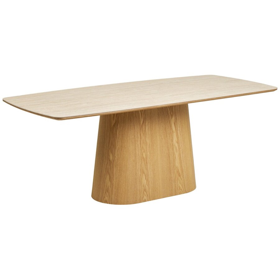 Noli Deensovaal Eettafel Keramiek/Naturel