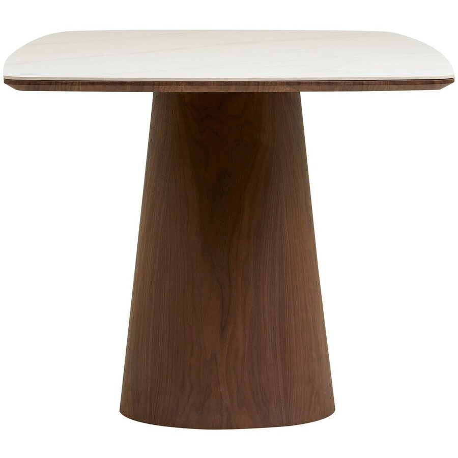 Noli Deensovaal Eettafel Keramiek/Donkerbruin