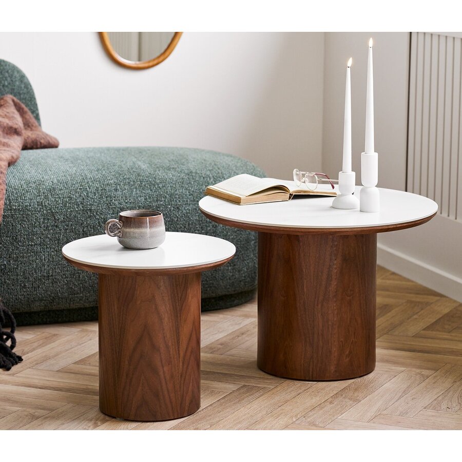 Noli Ronde Bijzettafel Keramiek