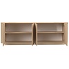Adriatico Blank Eiken Dressoir 4-Deuren