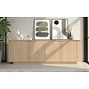 Adriatico Blank Eiken Dressoir 4-Deuren