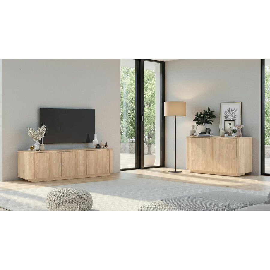 Adriatico Blank Eiken Dressoir 2-Deuren