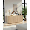Adriatico Blank Eiken Dressoir 3-Deuren