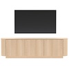 Adriatico Blank Eiken TV Meubel 3-Deuren