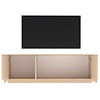 Adriatico Blank Eiken TV Meubel 3-Deuren