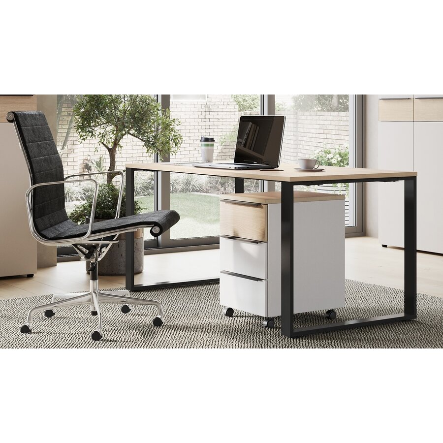 Oviedo Bureautafel Lindberg Eiken / Zwart