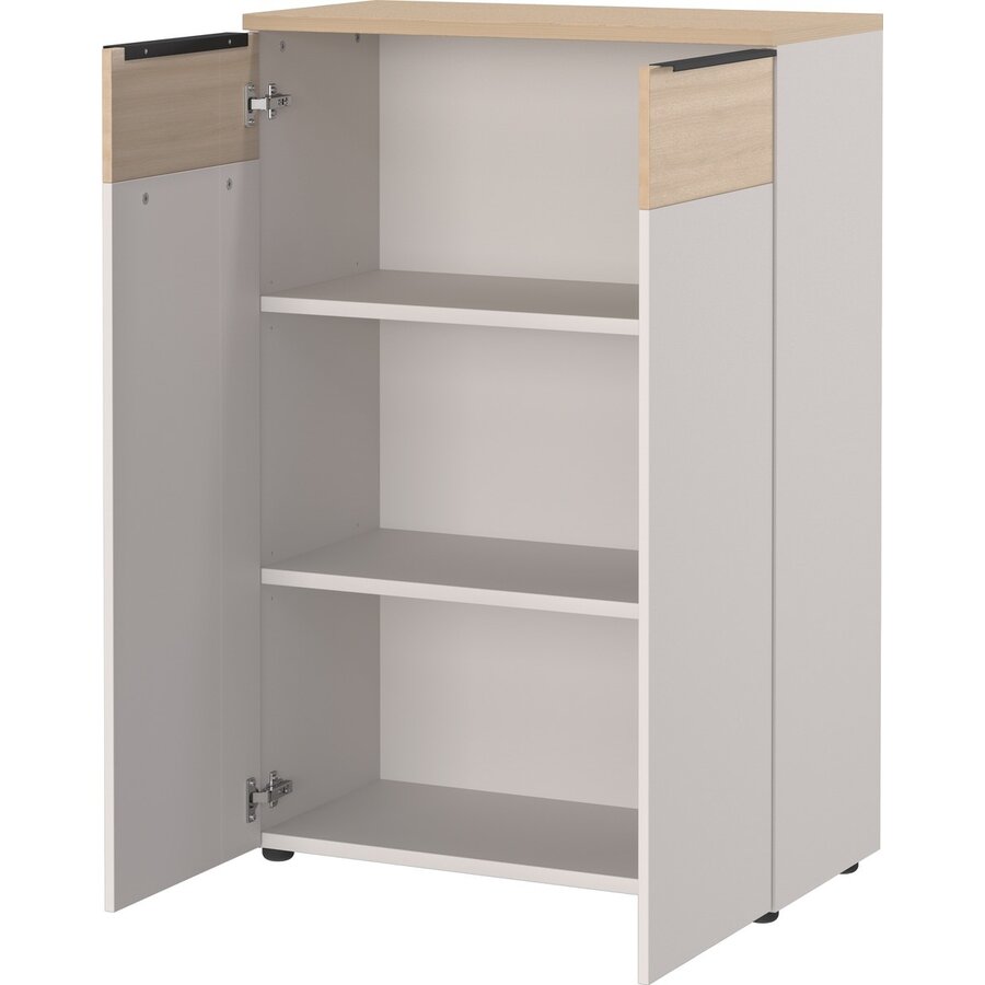 Oviedo Lindberg Eiken / Cashmere Kantoorkast H120