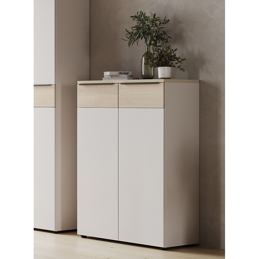 Oviedo Lindberg Eiken / Cashmere Kantoorkast H120