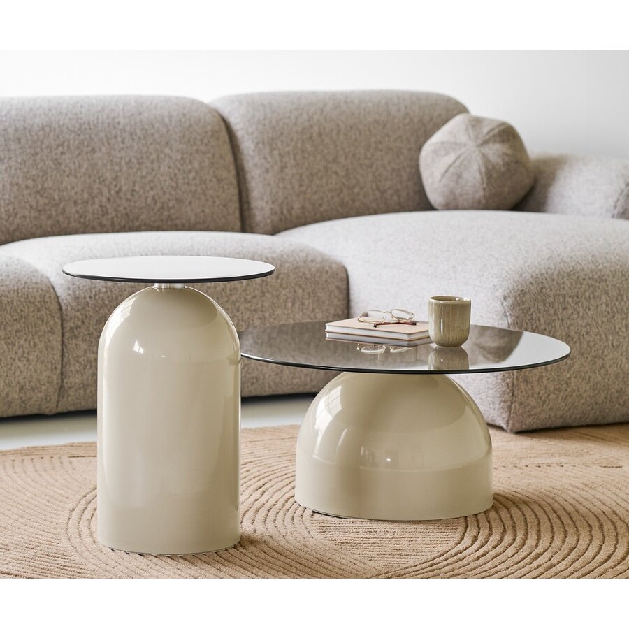 Ravello Glazen Salontafel Rond Ø70 cm