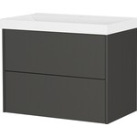 Germania Bodera Plus 81 cm Wastafel met Onderkast Grafiet