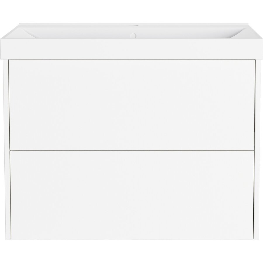 Bodera Plus 81 cm Wastafel met Onderkast Wit