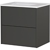 Bodera 61 cm Wastafel met Onderkast Grafiet
