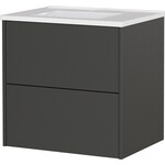 Germania Bodera 61 cm Wastafel met Onderkast Grafiet
