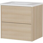 Germania Bodera 61 cm Wastafel met Onderkast Lindberg Eiken