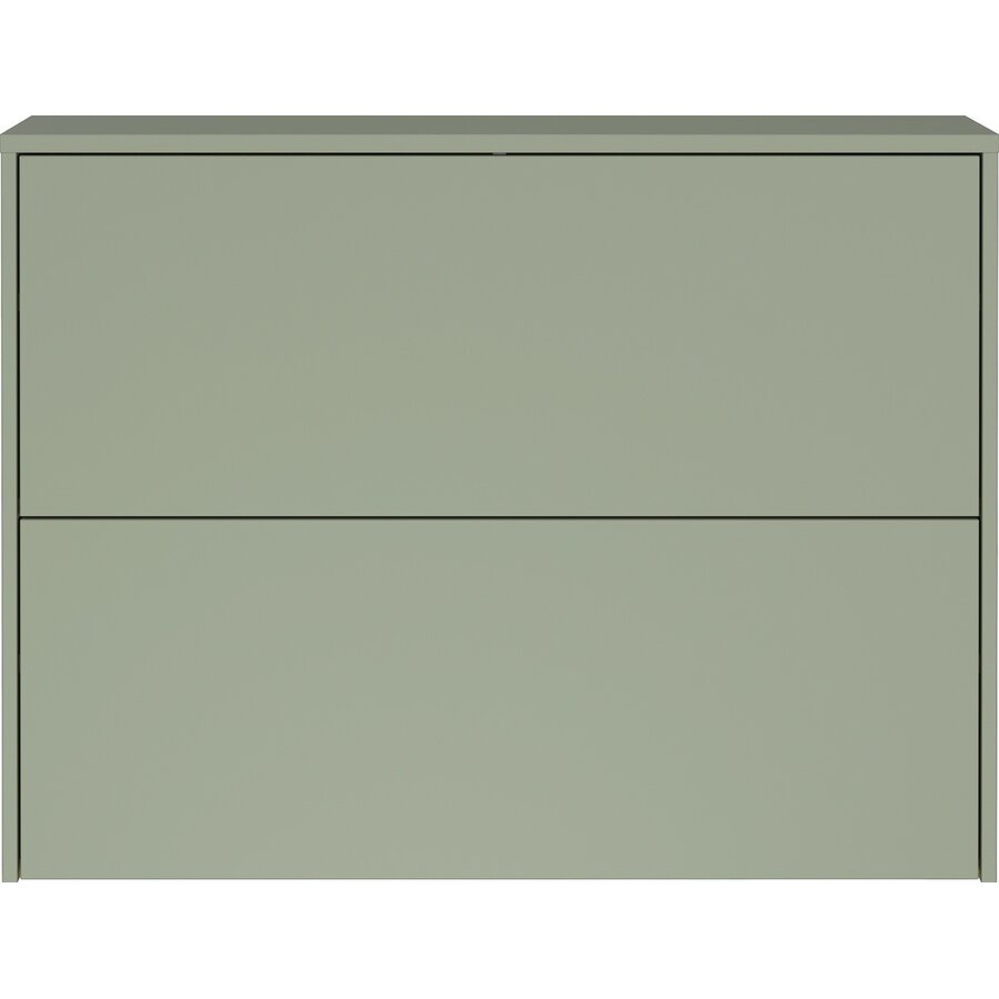 Binetto Taupe Groen / Eiken Multifunctionele Wandkast 2-Kleppen