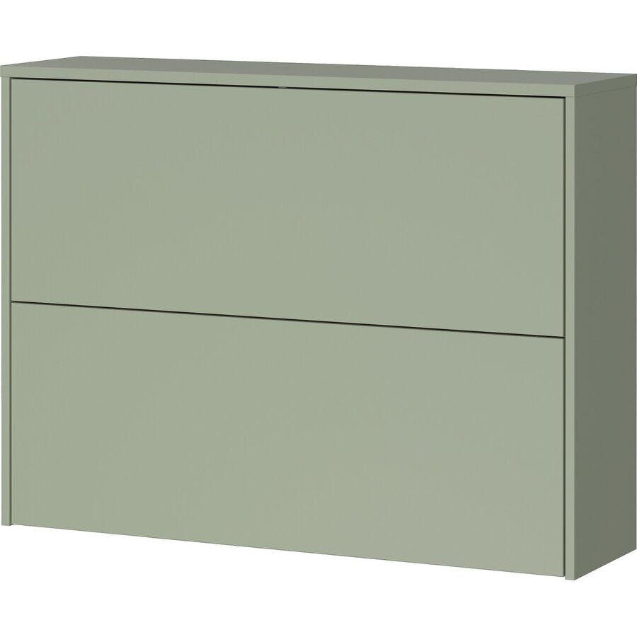 Binetto Taupe Groen / Eiken Multifunctionele Wandkast 2-Kleppen