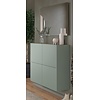 Binetto Taupe Groen / Eiken Multifunctionele Wandkast