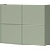 Binetto Taupe Groen / Eiken Multifunctionele Wandkast