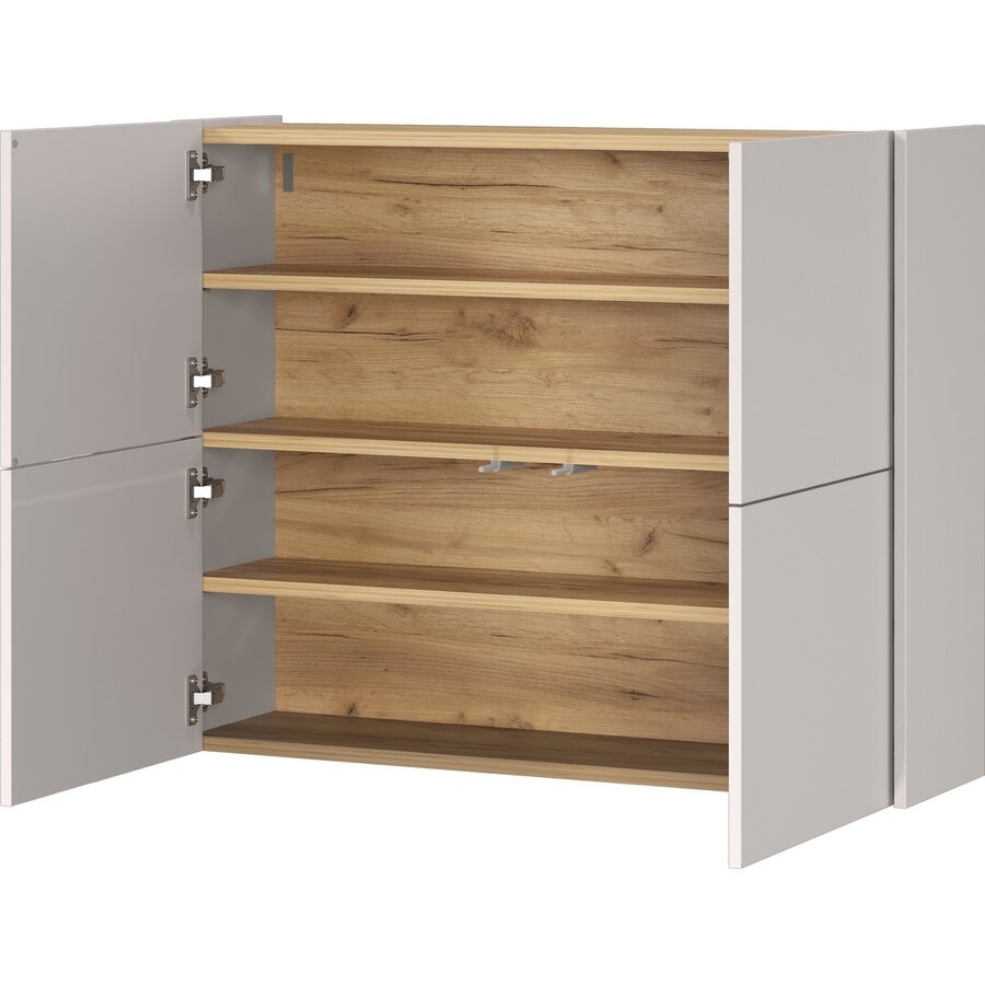 Binetto Cashmere / Eiken Multifunctionele Wandkast