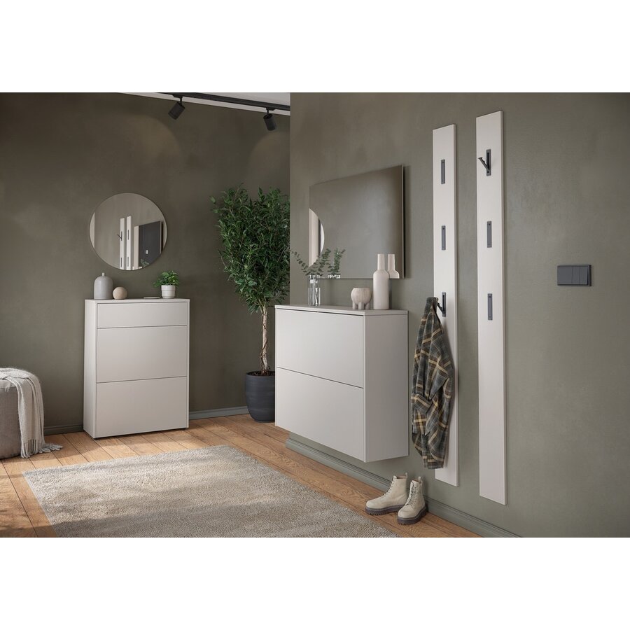 Binetto Cashmere / Eiken Multifunctionele Wandkast 2-Kleppen