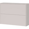 Binetto Cashmere / Eiken Multifunctionele Wandkast 2-Kleppen