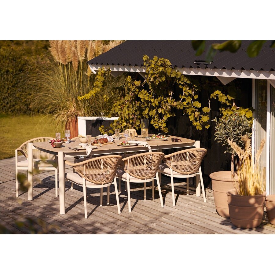 Abela Rechthoekige Eettafel Zand / Natural