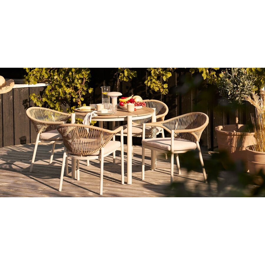 Abela Ronde Eettafel Zand / Natural