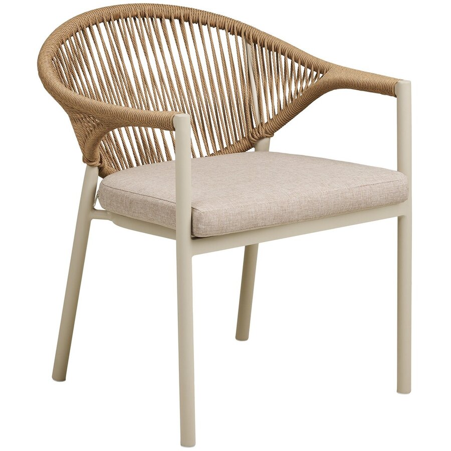 Abela Rattan Armstoel Zand / Natural