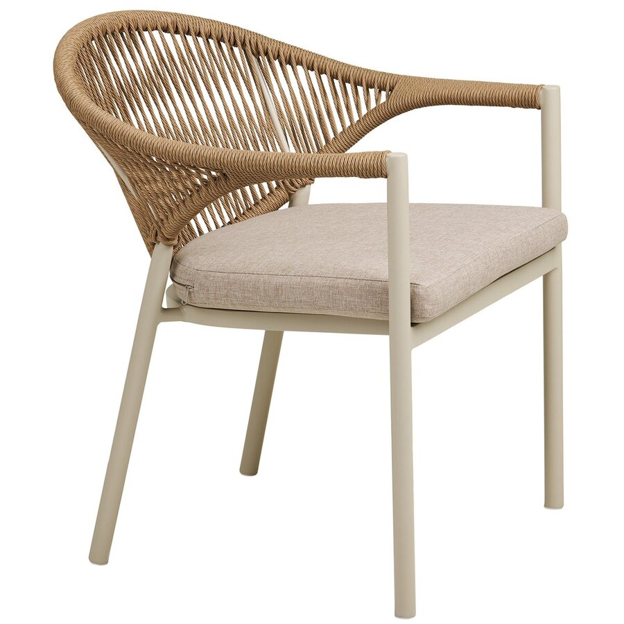 Abela Rattan Armstoel Zand / Natural