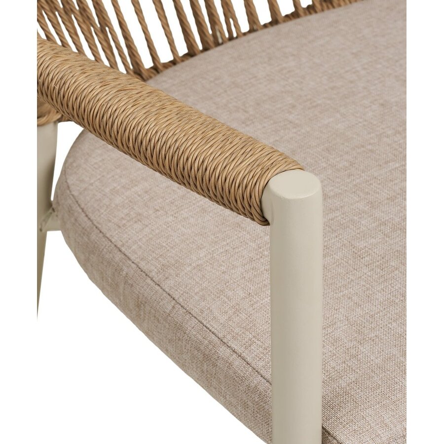 Abela Rattan Armstoel Zand / Natural