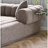 Aurora Bruin 3-Zits Bank + Chaise Lounge Rechts