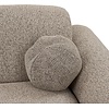 Clyde Steengrijs 3-Zits Bank + Chaise Lounge Links