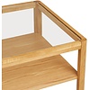 Lourmarin Rechthoekige Salontafel Glas / Eiken