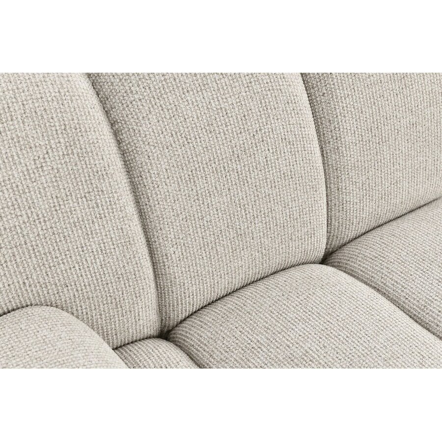 Taza Zand 2.5-Zits Bank met Poef Rechts