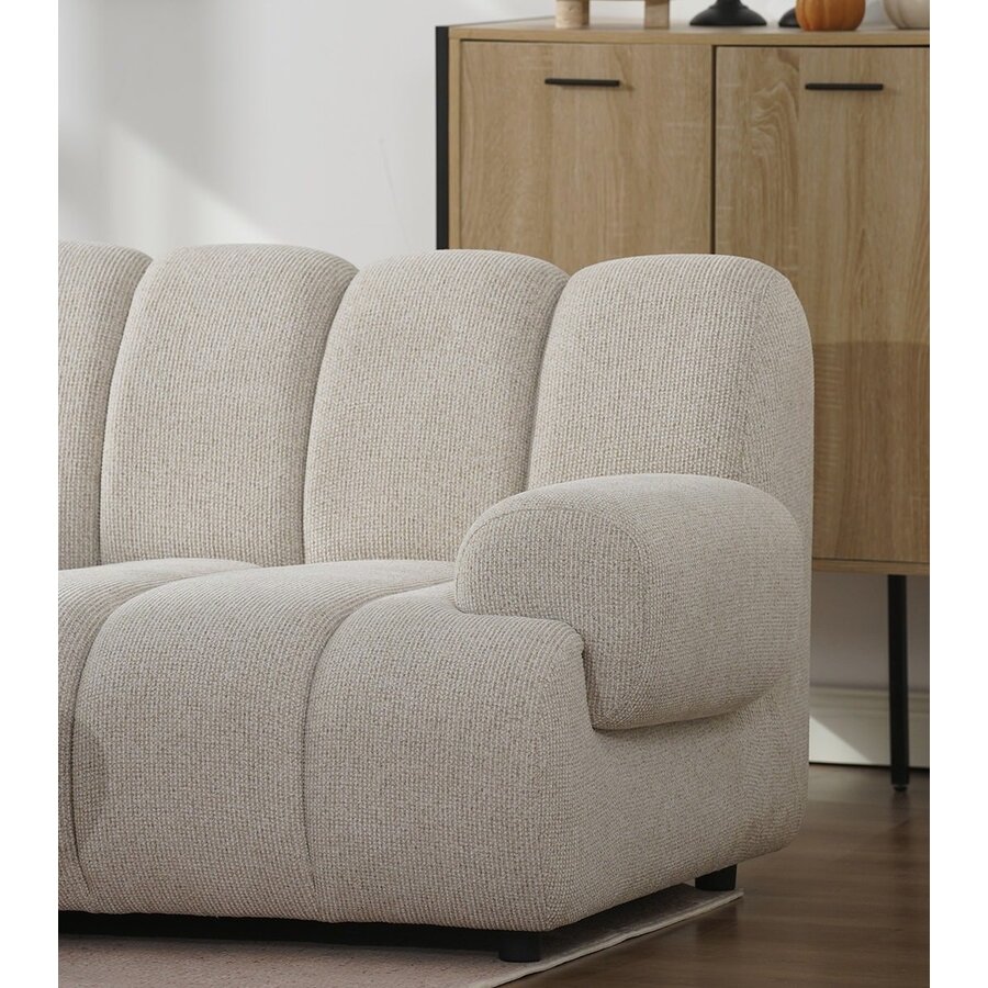 Taza Zand 2.5-Zits Bank met Poef Links