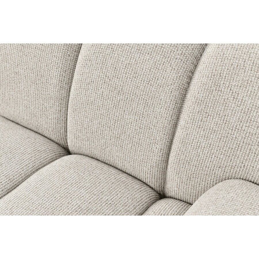 Taza Zand 3.5-Zits Bank met Poef Rechts