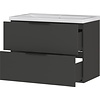 Crandon Plus 81 cm Wastafel met Onderkast Grafiet