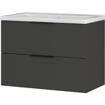 Germania Crandon Plus 81 cm Wastafel met Onderkast Grafiet
