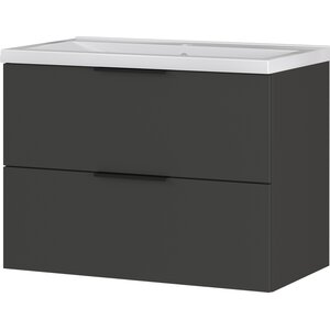 Germania Crandon Plus 81 cm Wastafel met Onderkast Grafiet