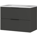 Germania Crandon 81 cm Wastafel met Onderkast Grafiet