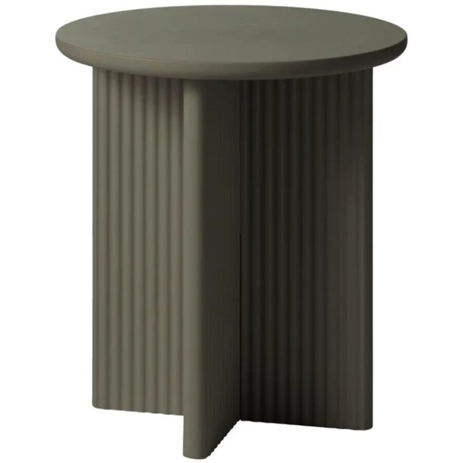 Palma Olijfgrijs Bijzettafel Rond Ø50 cm